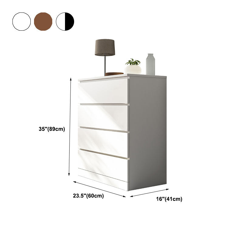 Comò verticale contemporaneo in legno, per camera da letto, per biancheria intima, con cassetto