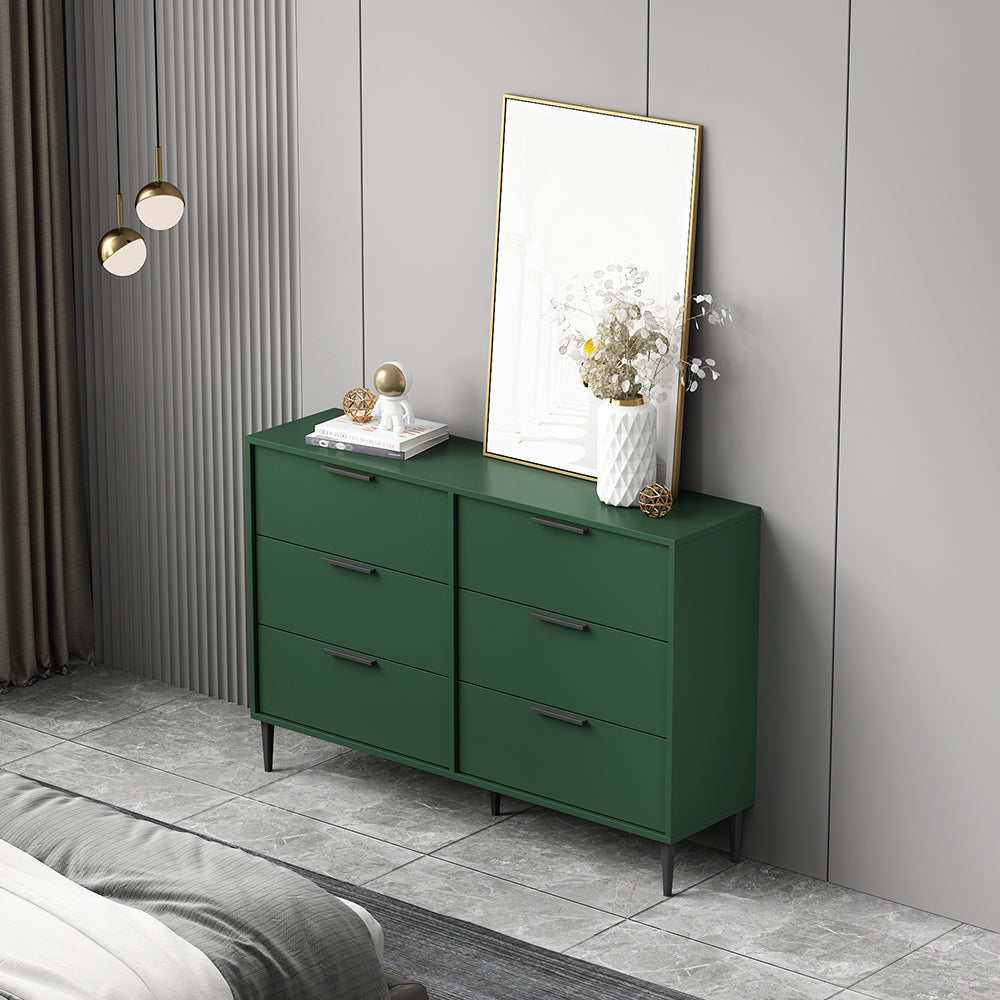 Contemporary Wood Dresser Bedroom Storage Chest Dresser with Drawer