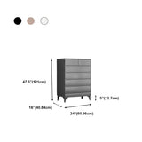 Engineer Wood Contemporary Dresser Bedroom Storage Chest Dresser with Drawer