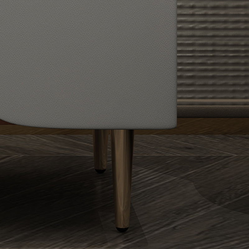 Comodino contemporaneo in legno massiccio 3 - tavolo da notte in pietra del cassetto