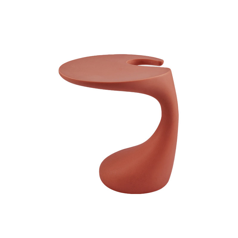 Plastic Nightstand Or End Table, Modern 21.26-Inch Tall Nightstand