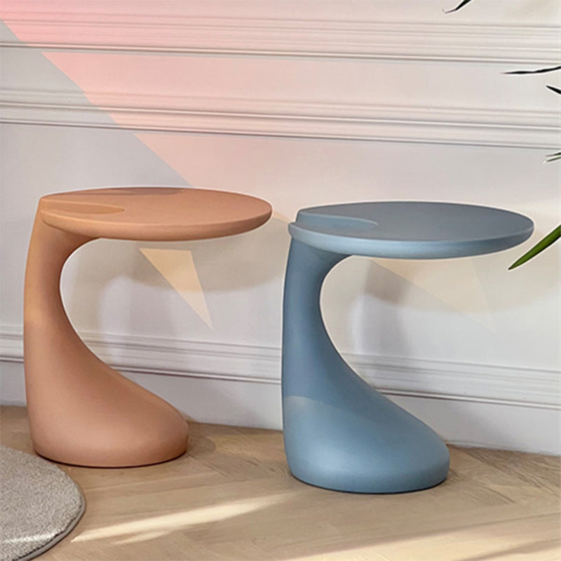 Plastic Nightstand Or End Table, Modern 21.26-Inch Tall Nightstand