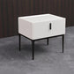 Wooden Nightstand with Stone Top 19" Tall 1 - Drawer Nightstand
