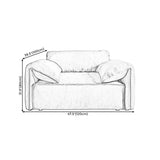 Sala de estar estacionaria Sala de estar Top Cushions Green Cushions Sofá