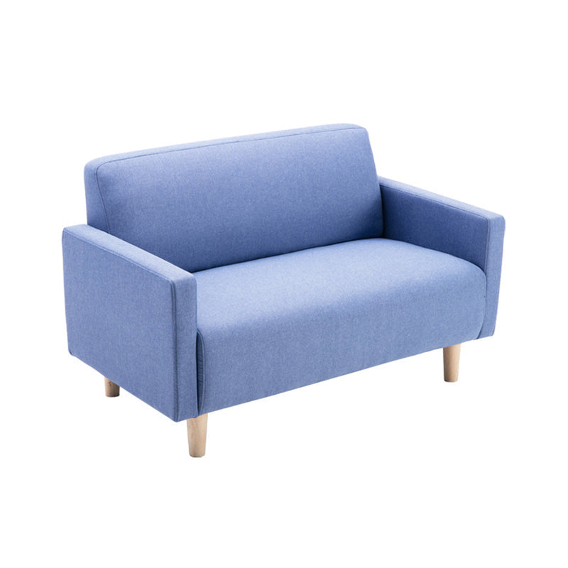 Cuero y ropa de cama Estándar, sofá de brazo cuadrado apretado