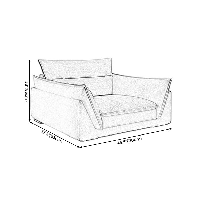 Cuscino da soggiorno stazionario cuscinetto cuscini di divano grigio scuro