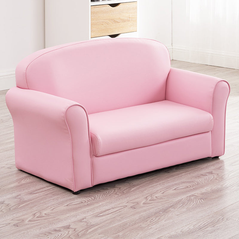 Sofá del sofá de brazo enrollado de la espalda apretada contemporánea para niños