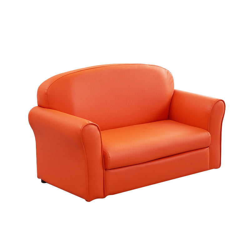 Sofá del sofá de brazo enrollado de la espalda apretada contemporánea para niños