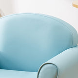 Divano di divano arrotolato con la schiena stretta contemporanea per bambini