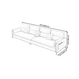 Sala de estar estacionaria Pillo de almohada superior Cojines estándar Sofá contemporánea