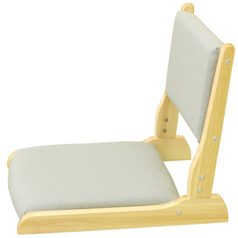 Sedia a braccio di lino 16,92 "l x 20,47" w x 17,71 "sedia regolabile per camera da letto