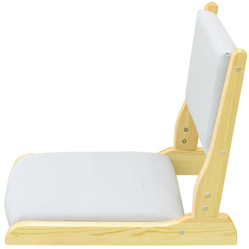 Sedia a braccio di lino 16,92 "l x 20,47" w x 17,71 "sedia regolabile per camera da letto