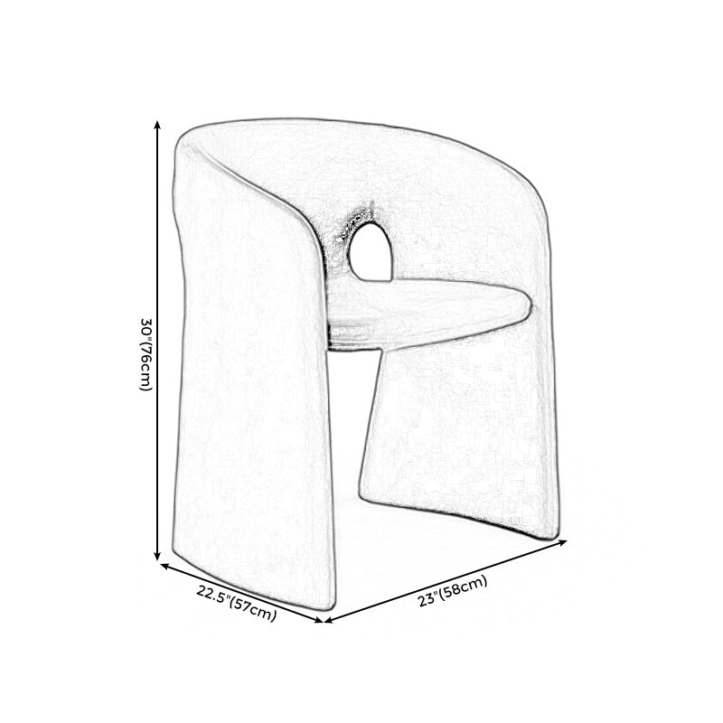 Faux en cuir en cuir inclus chaise 22,8 "L x 22,4" W x 29,9 "H Chaise pour le salon