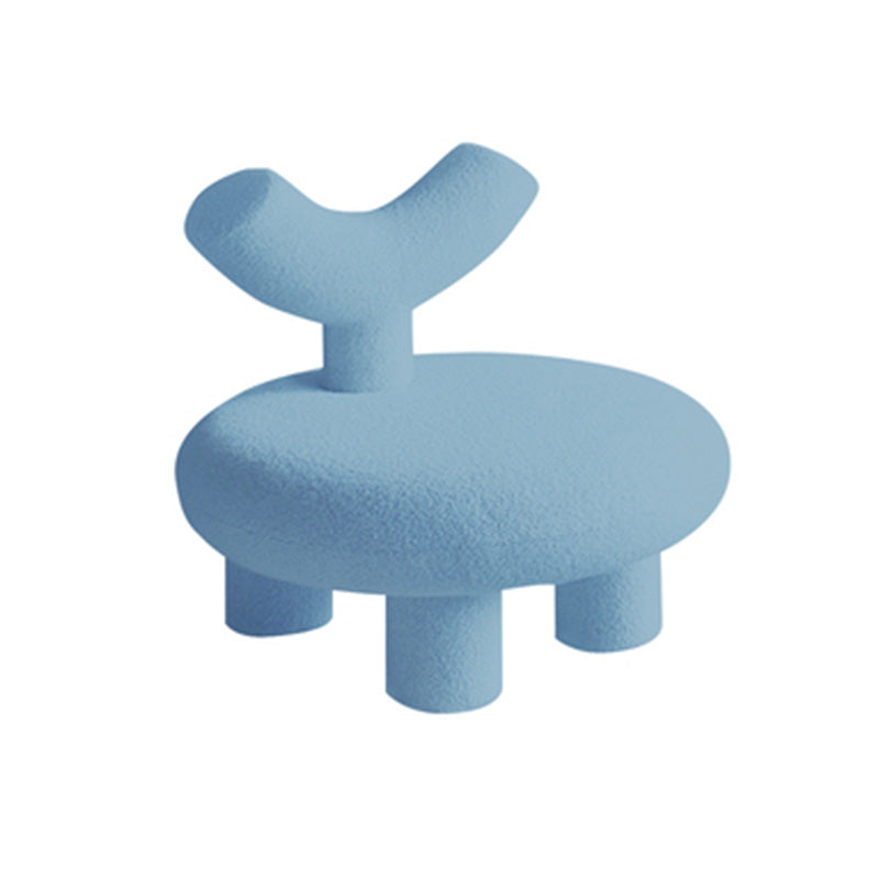 Wool Slipper Chair Modern Armless Slipper Chair for Living Room, Bedroom Blue Clearhalo 'Accent Chairs' 'accent_chairs' 'Chairs & Seating' 'furn' 'furn_accent_chairs' 'Furniture' 'Living Room Furniture' 5288608