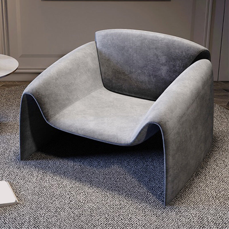 Les bras en velours inclus chaise 35 "L x 28,3" W x 24,4 "H chaise pour le salon