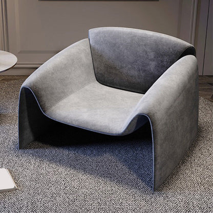 Les bras en velours inclus chaise 35 "L x 28,3" W x 24,4 "H chaise pour le salon