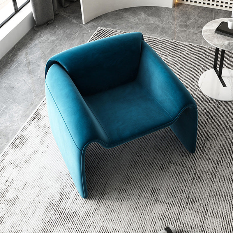 Les bras en velours inclus chaise 35 "L x 28,3" W x 24,4 "H chaise pour le salon