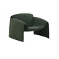 Les bras en velours inclus chaise 35 "L x 28,3" W x 24,4 "H chaise pour le salon