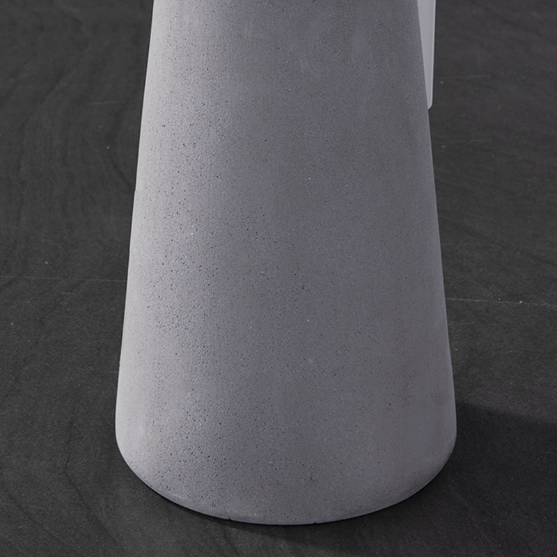 Concrete Modernistic Table Lacquer Round Table for Living Room Clearhalo 'Coffee & Accent Tables' 'End & Side Tables' 'end_side_tables' 'furn' 'furn_end_side_tables' 'Furniture' 'Living Room Furniture' 5288690