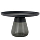 Stile moderno Basottop Black Black/Gold Base Green/Grigio Tavolo rotondo