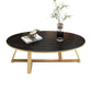 Modern Style Solid Slate Top White Gold/white/black Gold/grey Oval Coffee Table Clearhalo 'Coffee & Accent Tables' 'Coffee Tables' 'coffee_tables' 'furn' 'furn_coffee_tables' 'Furniture' 'Living Room Furniture' 5288996