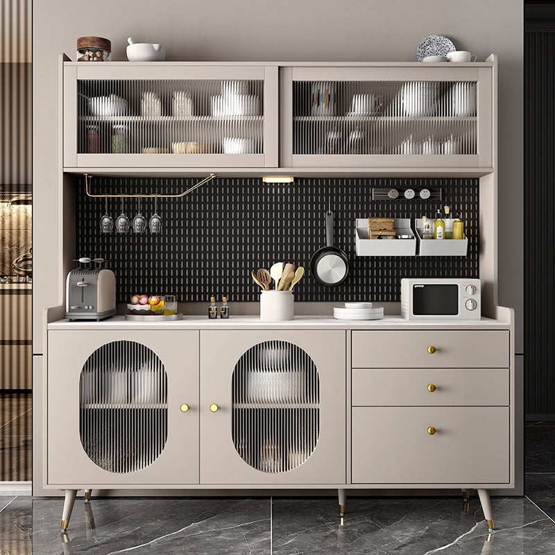 Squala sideboard in pietra Scaffali regolabili in cucina Sala da pranzo Sideboard