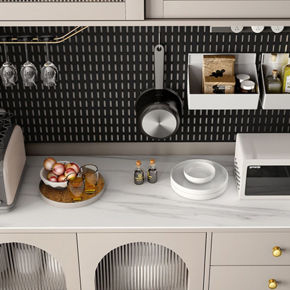 Squala sideboard in pietra Scaffali regolabili in cucina Sala da pranzo Sideboard