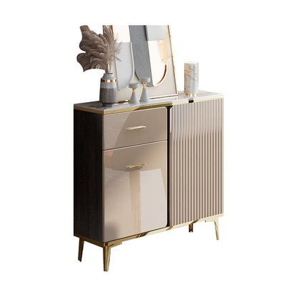 Aparador de piedra de piedra estantes ajustables de comedor de cocina