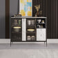 Modern Sideboard Table Stone Top Sideboard con puerta para el hogar
