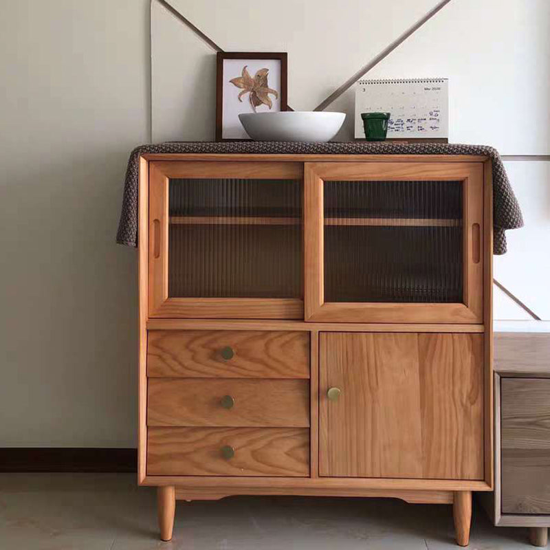 Coglia di legno in stile glam per soggiorno, 35,5'l x 16 "W x 39,5" H