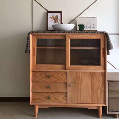 Coglia di legno in stile glam per soggiorno, 35,5'l x 16 "W x 39,5" H