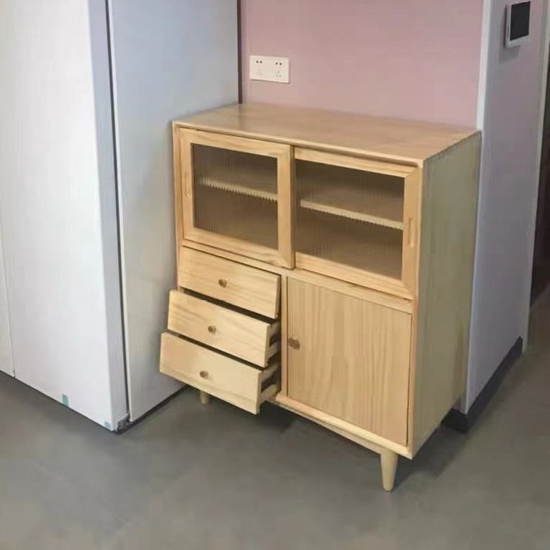 Coglia di legno in stile glam per soggiorno, 35,5'l x 16 "W x 39,5" H