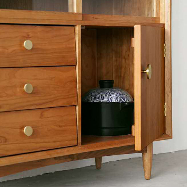 Coglia di legno in stile glam per soggiorno, 35,5'l x 16 "W x 39,5" H