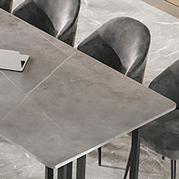 Rechteckiger Büroschreiber für industriellen Stil Sintered Stone Writes Desk