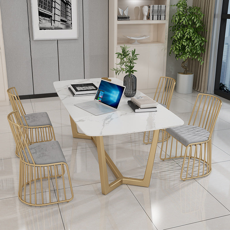 Scrivania rettangolare da ufficio rettangolare glam per casa