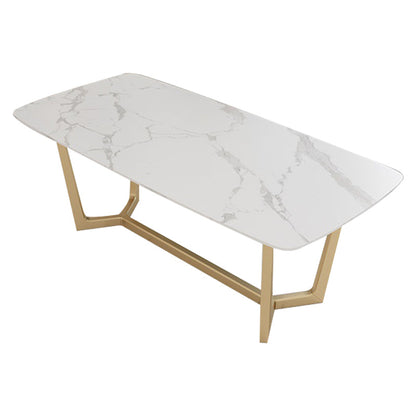 Scrivania rettangolare da ufficio rettangolare glam per casa