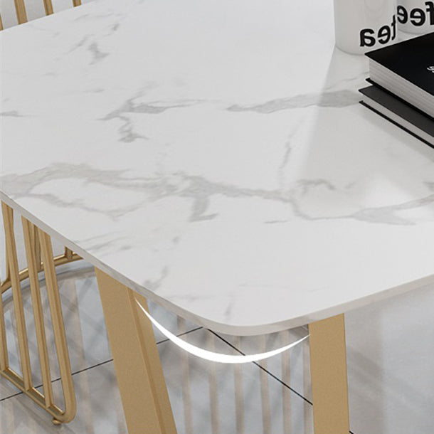 Scrivania rettangolare da ufficio rettangolare glam per casa