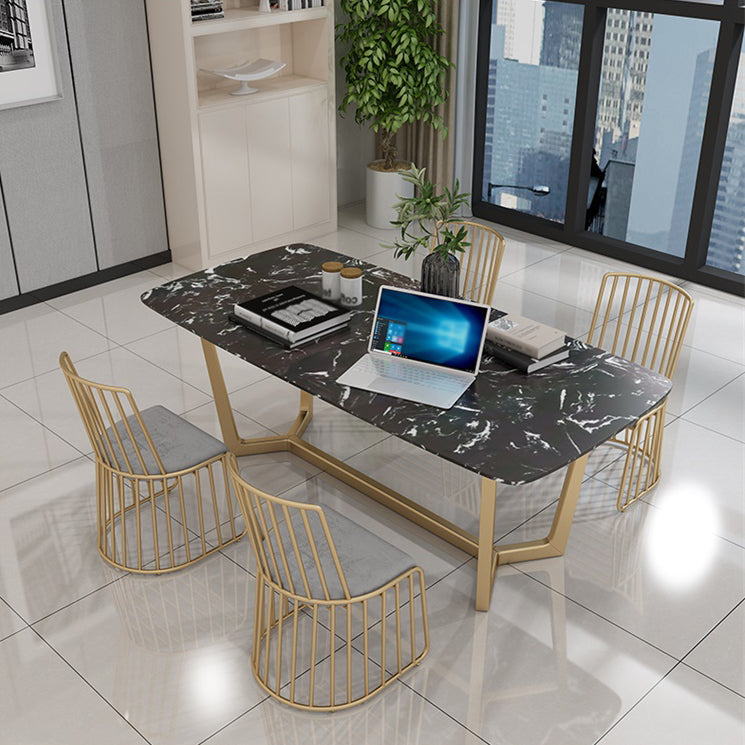 Scrivania rettangolare da ufficio rettangolare glam per casa