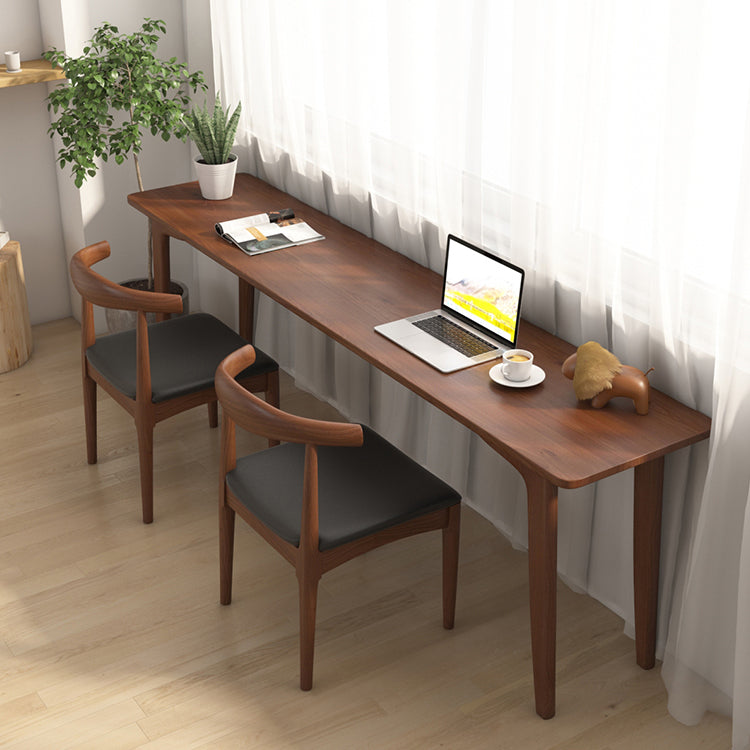 Contemporary Style Writing Desk Solid Wood Bedroom Dormitory Office Desk Clearhalo 'furn' 'furn_office_desk' 'Furniture' 'Office Desks' 'Office Furniture' 'office_desk' 5289424