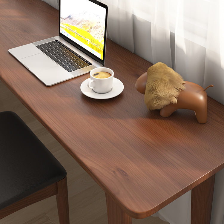 Contemporary Style Writing Desk Solid Wood Bedroom Dormitory Office Desk Clearhalo 'furn' 'furn_office_desk' 'Furniture' 'Office Desks' 'Office Furniture' 'office_desk' 5289431