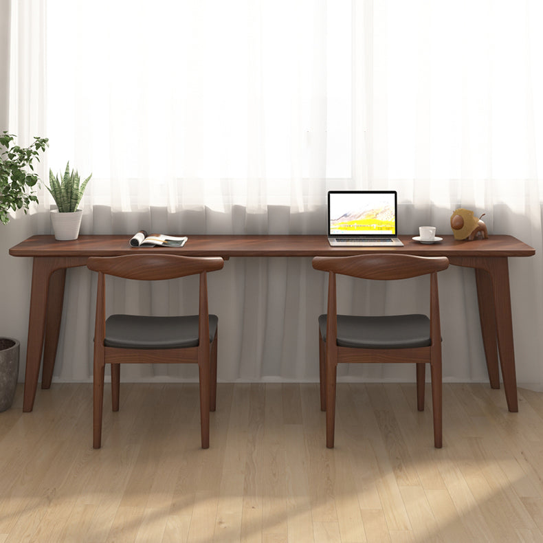 Contemporary Style Writing Desk Solid Wood Bedroom Dormitory Office Desk Clearhalo 'furn' 'furn_office_desk' 'Furniture' 'Office Desks' 'Office Furniture' 'office_desk' 5289435