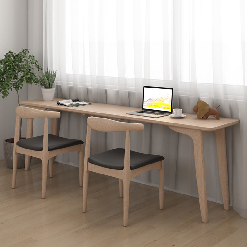 Contemporary Style Writing Desk Solid Wood Bedroom Dormitory Office Desk Clearhalo 'furn' 'furn_office_desk' 'Furniture' 'Office Desks' 'Office Furniture' 'office_desk' 5289436