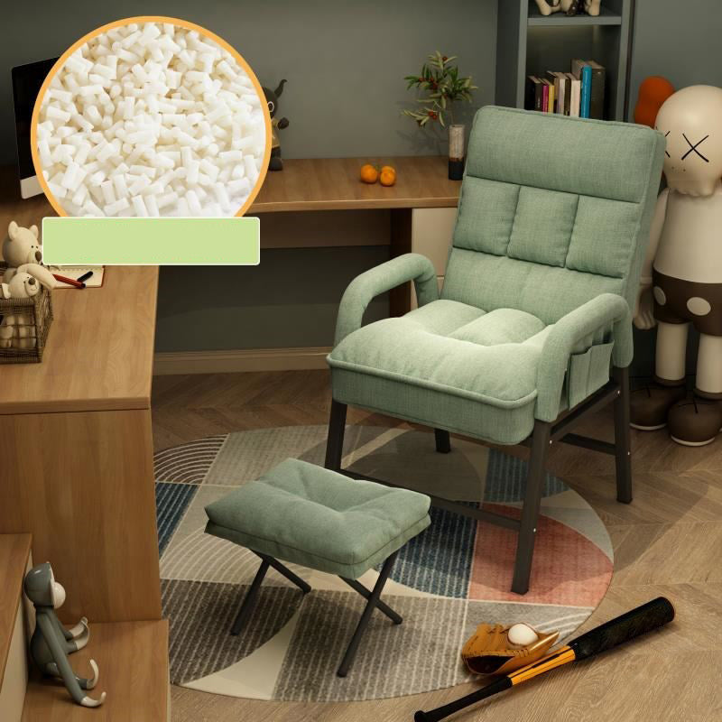 Modern Padded Arms Working Chair Adjustable Back Home Office Chair Green With Footrest Latex Clearhalo 'furn' 'furn_office_chair' 'Furniture' 'Office Chairs' 'Office Furniture' 'office_chair' 5289602