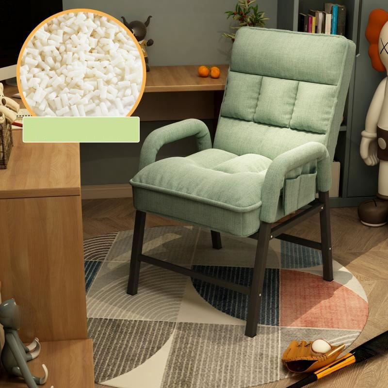 Modern Padded Arms Working Chair Adjustable Back Home Office Chair Green Without Footrest Latex Clearhalo 'furn' 'furn_office_chair' 'Furniture' 'Office Chairs' 'Office Furniture' 'office_chair' 5289608