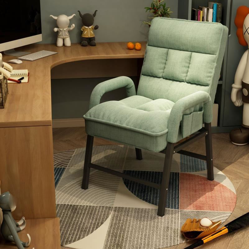 Modern Padded Arms Working Chair Adjustable Back Home Office Chair Green Without Footrest Sponge Clearhalo 'furn' 'furn_office_chair' 'Furniture' 'Office Chairs' 'Office Furniture' 'office_chair' 5289624