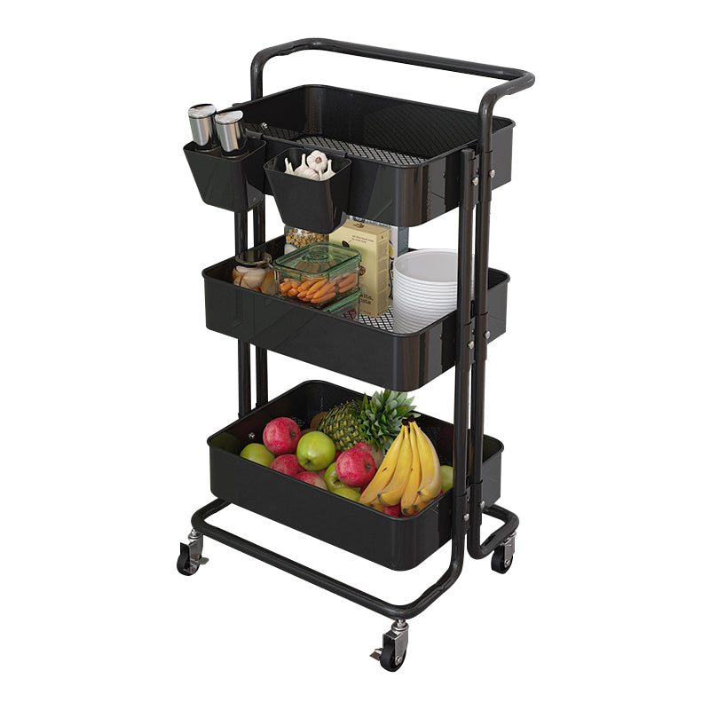 14.57"W Bookshelf Scandinavian Style Bookcase for Home and Office with Casters