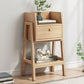 Vertical Bookcase Scandinavian Engineered Wood Shelf Bookcase Clearhalo 'Bookcases' 'furn' 'furn_bookcases' 'Furniture' 'Office Furniture' 5289871