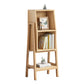 Vertical Bookcase Scandinavian Engineered Wood Shelf Bookcase 15"L x 11"W x 44.1"H Natural Drawer Not Included Clearhalo 'Bookcases' 'furn' 'furn_bookcases' 'Furniture' 'Office Furniture' 5289877