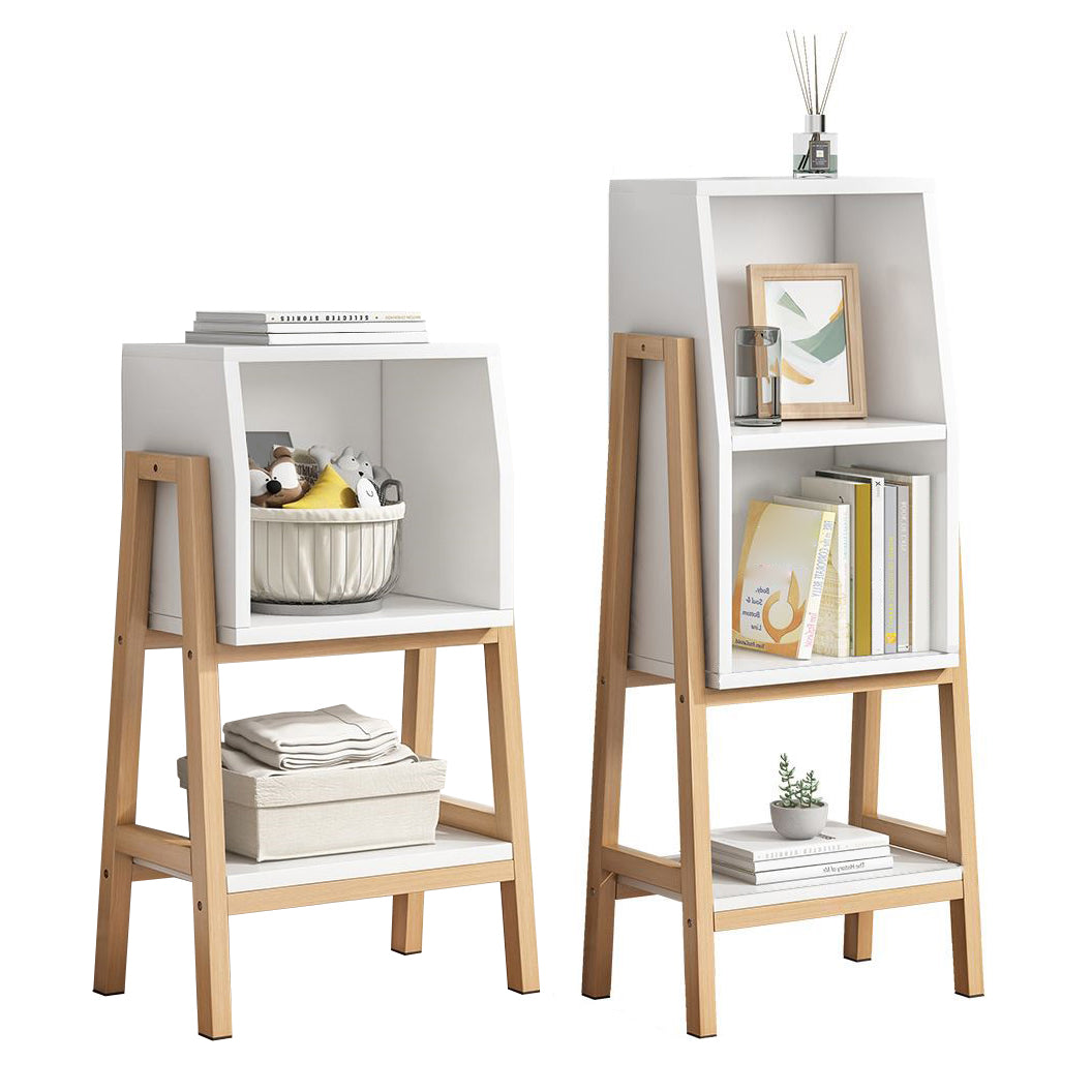 Vertical Bookcase Scandinavian Engineered Wood Shelf Bookcase Clearhalo 'Bookcases' 'furn' 'furn_bookcases' 'Furniture' 'Office Furniture' 5289880