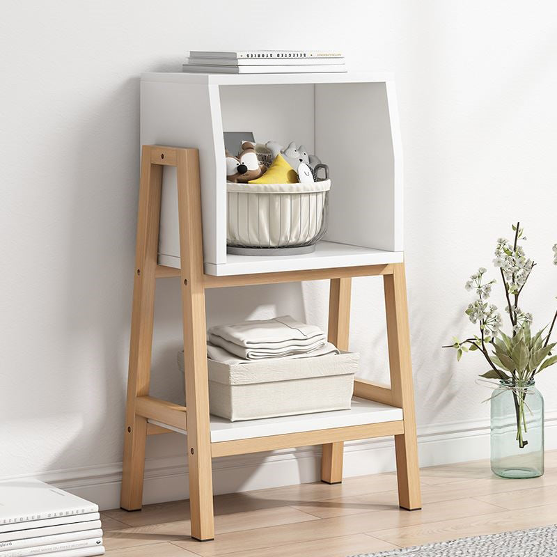 Vertical Bookcase Scandinavian Engineered Wood Shelf Bookcase Clearhalo 'Bookcases' 'furn' 'furn_bookcases' 'Furniture' 'Office Furniture' 5289892